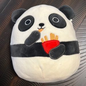 Original Squishmallow Stanley the Panda with Fries 8”